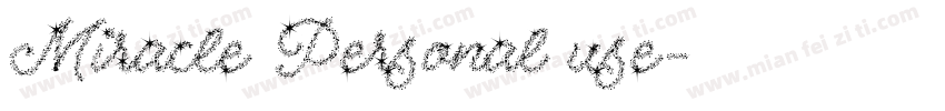 Miracle Personal use字体转换